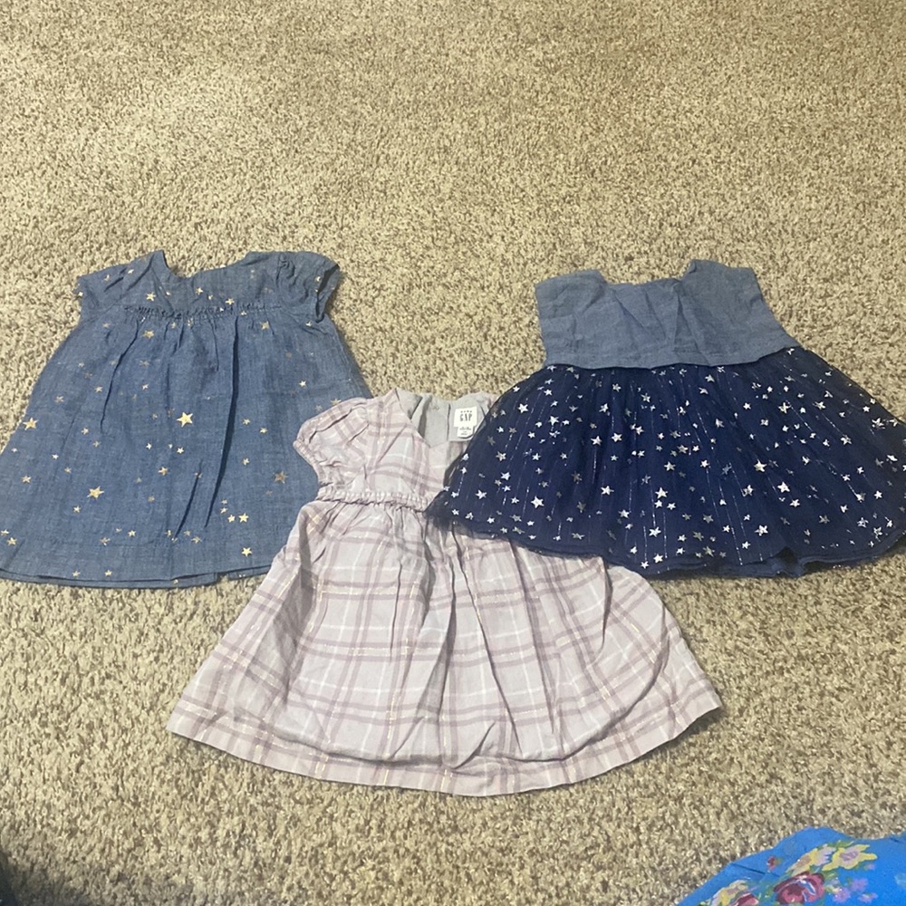 Bundle (3) of Baby Gap summer dresses